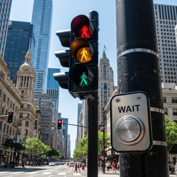 Artificial intelligence traffic lights in New York city