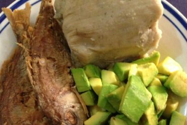 Kenkey and fish food eaten by the people of Greater Accra Region