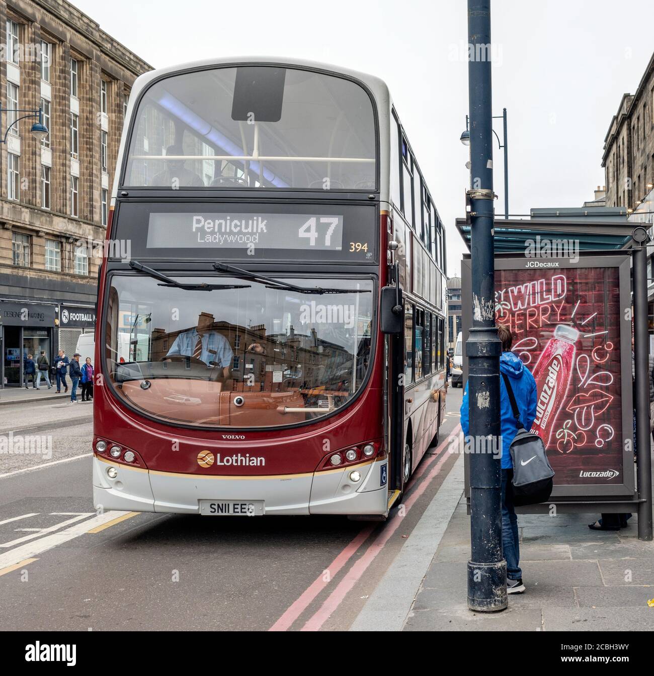 A bus on the Lothian Road