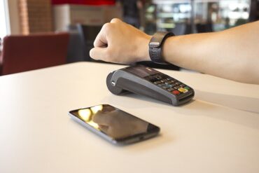 A contactless payment device for buses and other purposes