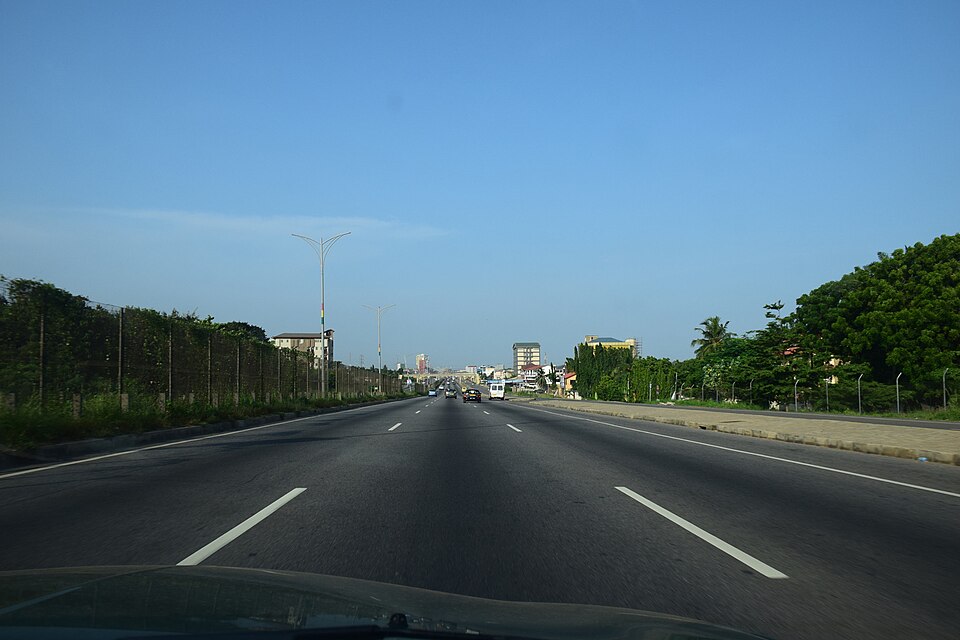 A highway in Accra that leads on to Togo