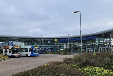 Buses park at South Liverpool