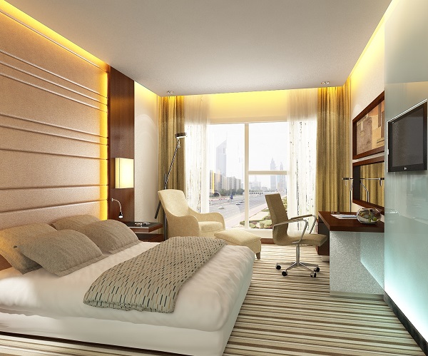 Rooms of the 5 star Kempinski hotel Accra