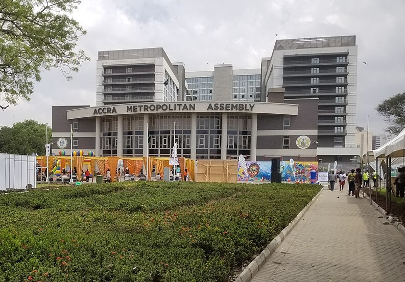 The Accra Metropolitan office in Accra Ghana