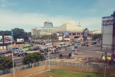 The National Theater in Accra Ghana