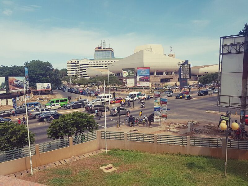 The National Theater in Accra Ghana