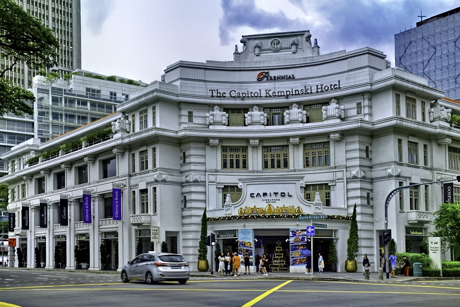 The high end Kempinski hotel