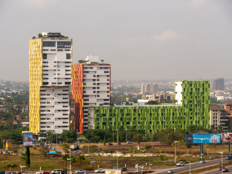 Villagio as seen from Accra east