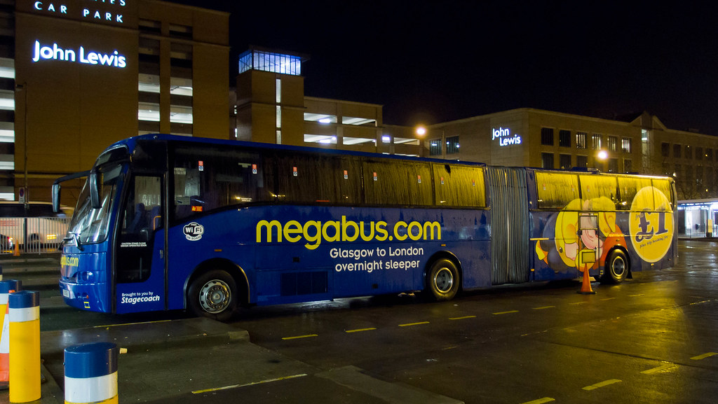 A MegaBus 51052 route operates in Scotland