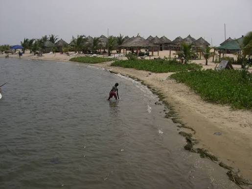 A beach at Ada in the Greater Accra region of Ghana