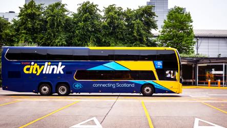 A bus in Edinburgh