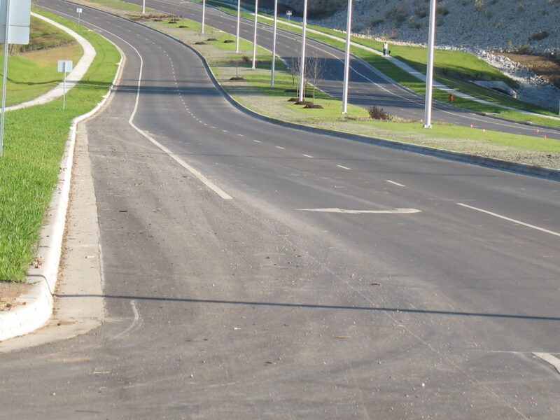Lanes on a highway