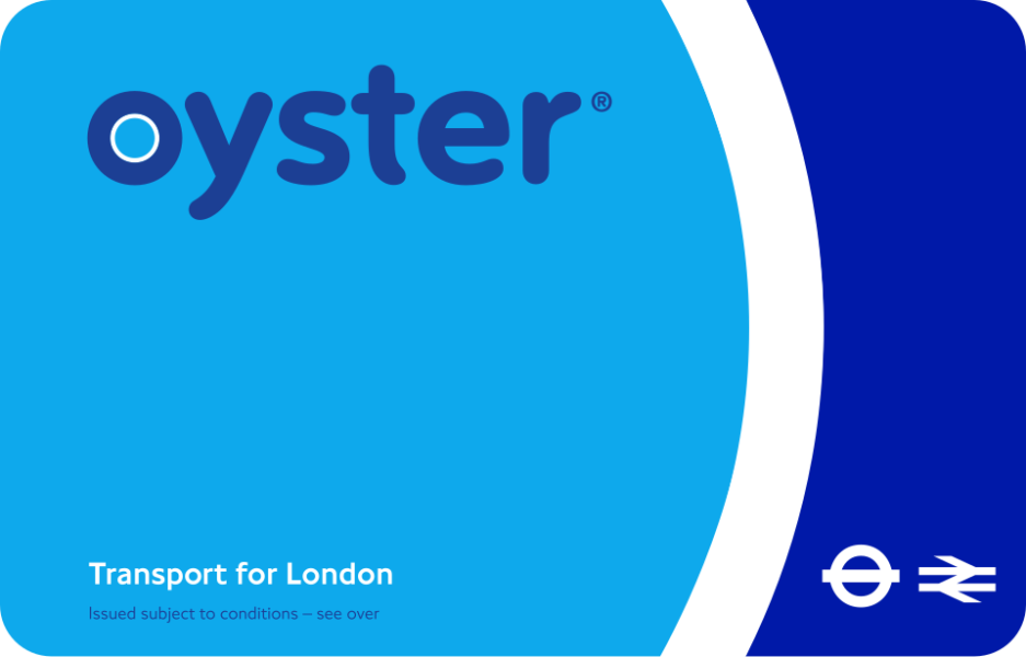 The Oyster card used for transport in London