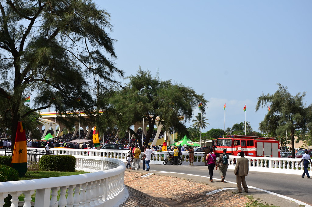 The independence square in Accra Ghana
