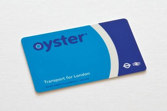 An oyster card for bus transport